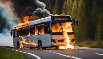 Busbrand verursacht sechsstelliger Schaden in Holzgünz im Allgäu nahe A96