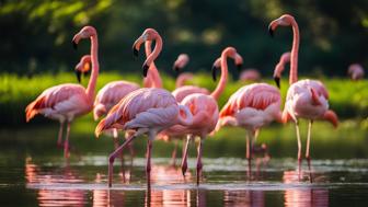 Das Geheimnis der rosa Flamingos: Warum haben sie diese auffällige Farbe?